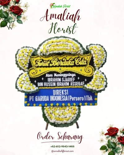 Papan Bunga Duka di Sumuradem Timur